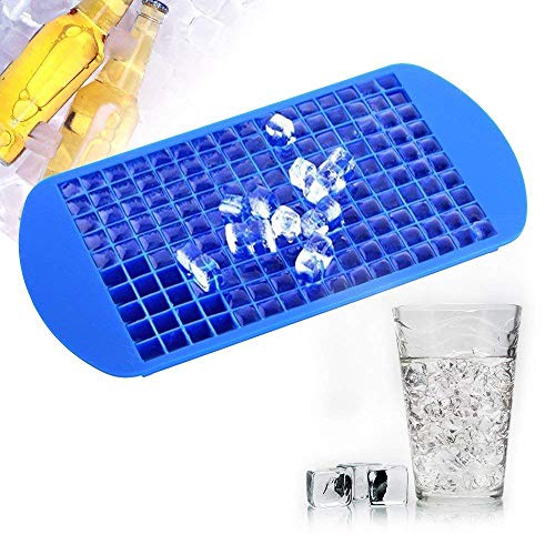 PerriRock Mini Ice Cube Trays - 2 Tray Set - 160 Small Cube Silicone Molds, BPA-Free, Mini Cubes Will Chill Your Drink Faste - Thumbnail 5