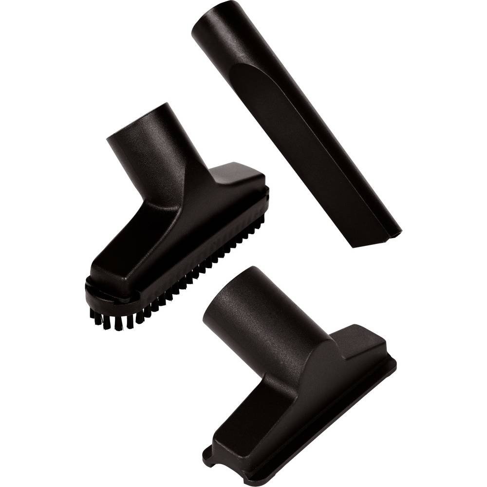 Einhell 2351235 Nozzle Set for Wet/Dry Vacuum Cleaners (Includes Universal Nozzle, Crevice Nozzle and Long Carpet Br, Black