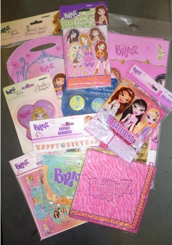Toyland Bratz Complete Party Packag (10 Items) - All You Need For A Special Girl's Party