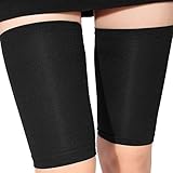 uxcell® Elastic Slimming Calories Off Weight Loss Thigh Fat Leg Massager Shaper Pair