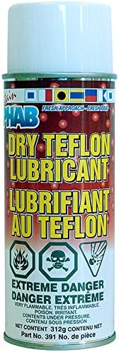 DRY TEFLON LUBRICANT, 00391, 16oz 312g,