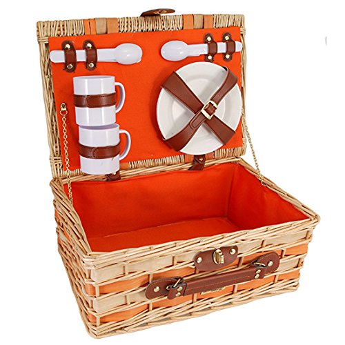 Contemporary Picnic Basket for Two Garden & Outdoor