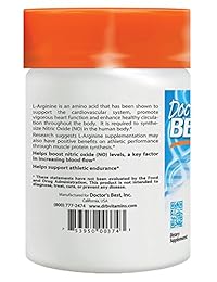 Doctor 's Best L-Arginina en polvo, sin OMG, vegano, sin gluten, última intervensión de soja, ayuda a...