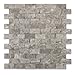SILVERADO GRAY 1X2 Marble SPLIT-FACED Mosaic Tile
