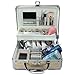 Birthday Gift!! Professional 25 IN 1 Eyelash Extension Korean Mink False Eye Lash Graft Individual Lashes Pad Ring Glue Removal Remover Mascara Full Kit Super Set with Fashion Gold Hard Case Suitcase