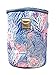 Lilly Pulitzer Pink/Blue Insulated Soft Beach Cooler with Adjustable/Removable Strap and Double Zipper Close, Kaleidoscope Coral