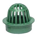 Storm Drain FSD-040-A Plastic Atrium Drain Grate 4-in. - Green