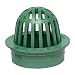 Storm Drain FSD-040-A Plastic Atrium Drain Grate 4-in. - Green