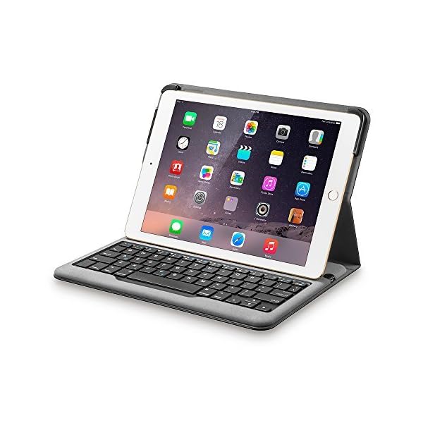 Anker Bluetooth Folio Keyboard Case for iPad Air 2 [ONLY] - Smart Case with Auto Sleep / Wake, Comfortable Keys and 6-Month Battery Life Between Charges (Not compatible with iPad 9.7 inch/iPad Air)