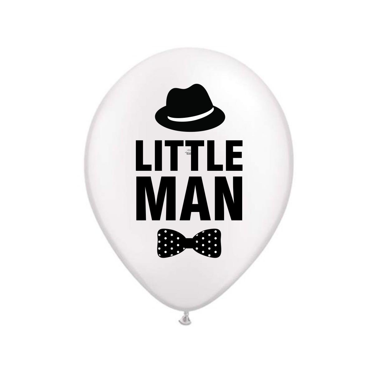 Amazon Com White Little Man Balloon Little Man Birthday Party