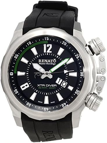 XTR Diver Swiss Made LE 99 PCS - Steel Case Black Strap Green Accents