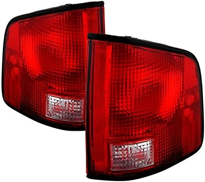 Tail Lights For 94-04 Chevy S10 /94-04 GMC S15 Sonoma /96-00 Isuzu Hombre with Black Edge OE Style - OEM