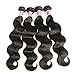 Colorful Queen Brazilian Virgin Hair Body Wave Remy Human Hair 4Bundles Weaves 100% Unprocessed Hair Extensions Natural Color 16 18 20 22Inch