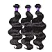 Kbeth Hair Body wave bundles Human Hair body wave14 16 18 for Black Women Brazilian Virgin Hair bundles with 4x4 closure (Bundles with closure, BW 14 16 18)