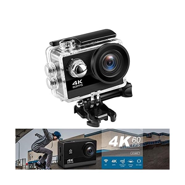 BFZJ WiFi wasserdichte Action Kamera Radfahren 4 Karat Kamera Ultra Tauchen 60 PFS Kamera Helm Fahrrad Cam Unterwasser…