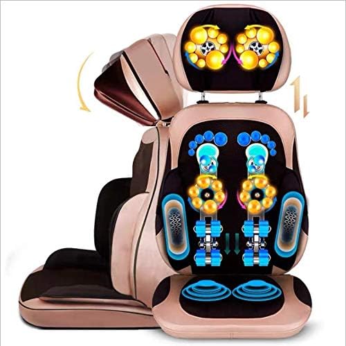 期間限定送料無料 椅子背中と首のマッサージ 加熱と高さ調整機能を備えた指圧混練マッサージシートクッション