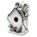 Later M nl01 Winter+Christmas Bird Houses Decor (9.5 in) A Unique Beauty, W, White