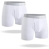 gagli Men's Underwear Boxer Briefs 2 Pack, Soft Comfortable Cotton Underwear with ComfortFlex Waistband, Tag-Free, 3”