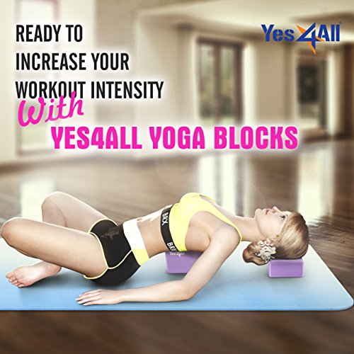 image for Yes4All Yoga Brick / Yoga Block 9x6x3 for Exercise, Pilates, Workout, 