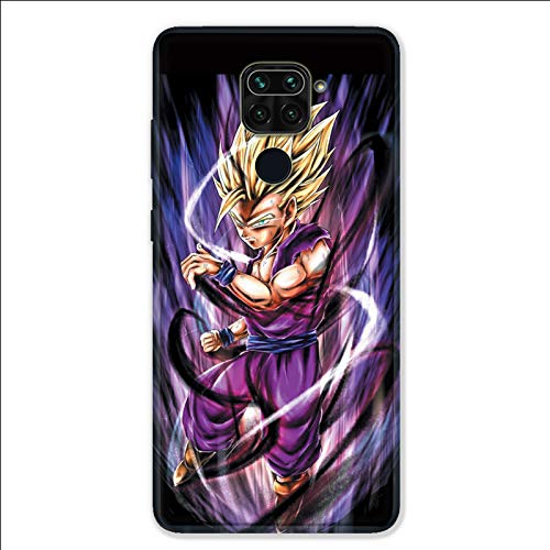 Cokitec Case for Xiaomi Redmi Note 9 Manga Dragon Ball Sangohan Purple