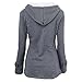 Yesido. Warm and Thicker Slim Long Hooded Cotton Coat