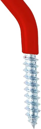 Hyfive 6 Pack Heavy Duty Garage Hooks Wall Ceiling Mounted Up to 15kg Red view 8