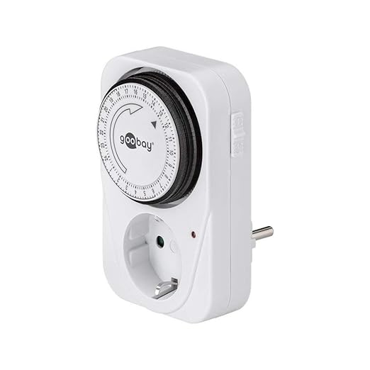 Goobay Zeitschaltuhr Analog mechanischer Timer für die Steckdose