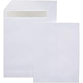 Amazon Basics Catalog Mailing Envelopes, Peel and Seal, 10 x 13 Inch, White, 100-Pack