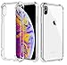 MoKo Cover Compatible for iPhone Xs Max Case, Crystal Clear Reinforced Corners TPU Bumper and Transparent Hybrid Rugged Anti-Scratch Hard Panel Fit with Apple iPhone Xs Max 6.5