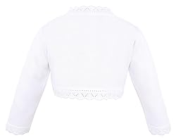 Lilax Little Girls' Knit Long Sleeve Button Closure