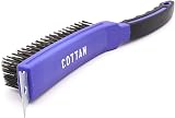 Cottam Heavy Duty 6 Row Steel Wire Scratch Brush with Scraper view 1