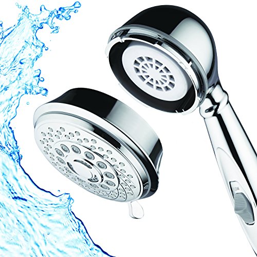 AquaCare By Hotel Spa 7Setting Filtered Handheld Shower Head with