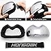 HONGDAK Ski Goggles Snowboard Snowmobile Men Women Anti Fog Polarized OTG Over Glasses Snow Sports Sunglass Snowboarding Jet Skiing Youth Kids