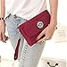 TianHengYi Womens Multi-purpose Nylon Wristlet Handbag Clutch Purse Cellphone Bag with Shoulder Strap