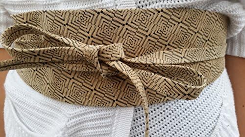 VIKTOR SABO Handmade OBI RETRO Suede For Waist Line Up To 24"/66 cm Small