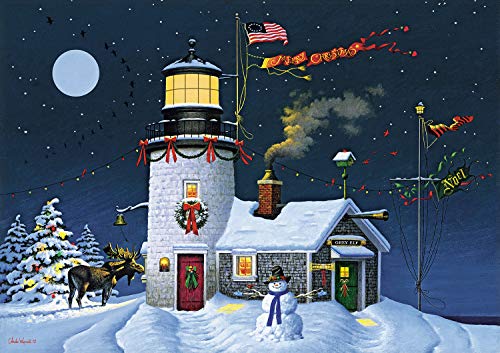 Buffalo Games 2639 - Charles Wysocki - Take Out Window - 300 Large Piece Jigsaw Puzzle, Multicolor
