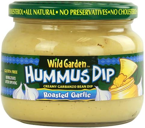 Wild Garden Hummus Dip, Roasted Garlic (Pack - 2)