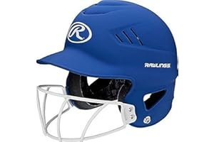 Rawlings | COOLFLO Batting Helmet with Facemask | Fastpitch Softball | One Size fits Most (6 1/2-7 1/2)