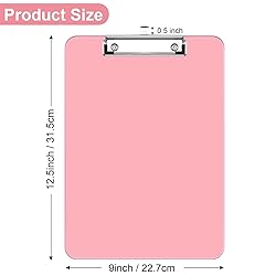 Rimilak Plastic Clipboards with Low Profile Metal