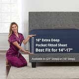 Kids Twin Size Fitted Sheet Only - Real 16” Inch