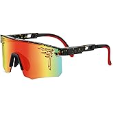 ACEXPNM Two Sizes Baseball Sunglasses For Adults and Youth Boys Girls Kids UV400 Men Women Outdoor Sports Sun Glasses