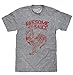 Tee Luv Men's Sriracha Awesome Sauce Shirt - Faded Sriracha Rooster T-Shirt, Graphite Snow Heather, L