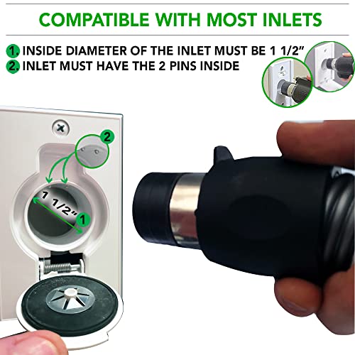 OVO Central Vacuum Deluxe Accessory Kit, 35ft ON/Off Switch Control Low-Voltage Hose, photo 7