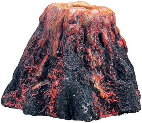 Colorido Fish Tank Aquarium Landscape Artificial Rockery Simulation Volcano Ornament