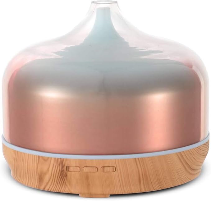 Porseme Essential Oil Diffuser Rose Gold Glass