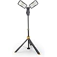 【Upgraded】 LUTEC 6290Max 15000 Lumen 138W Dimmable LED Work Light with Telescoping Tripod, Adjustable Color Temperature Dual-Head Work Light with Stand and 8 Ft 3-Prong Power Cord