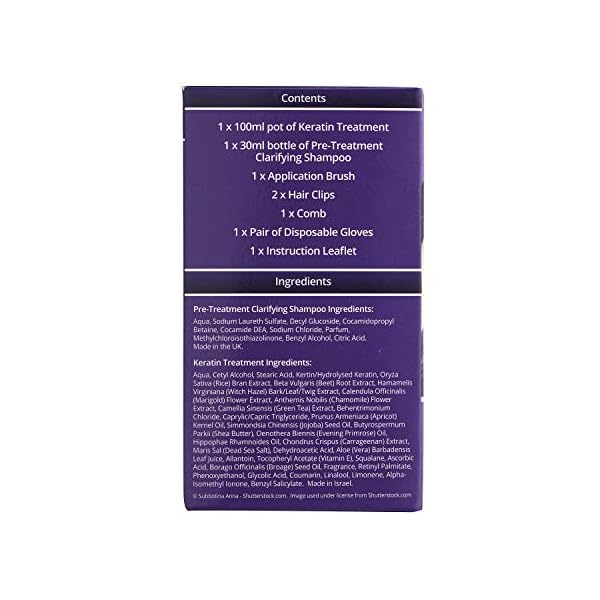 SALON-QUALITY-WITH-PROFESSIONAL-RESULTS-Brazilian-Straight-Keratin-Purple-Treatment-Kit-Quality-Hair-StraighteningBlow-DrySmoothingHome-Use-Great-gift SALON QUALITY KERATIN BOTOX WITH PROFESSIONAL RESULTS. Brazilian Straight, Purple Treatment Kit, 1-3 APPLICATIONS, Hair…