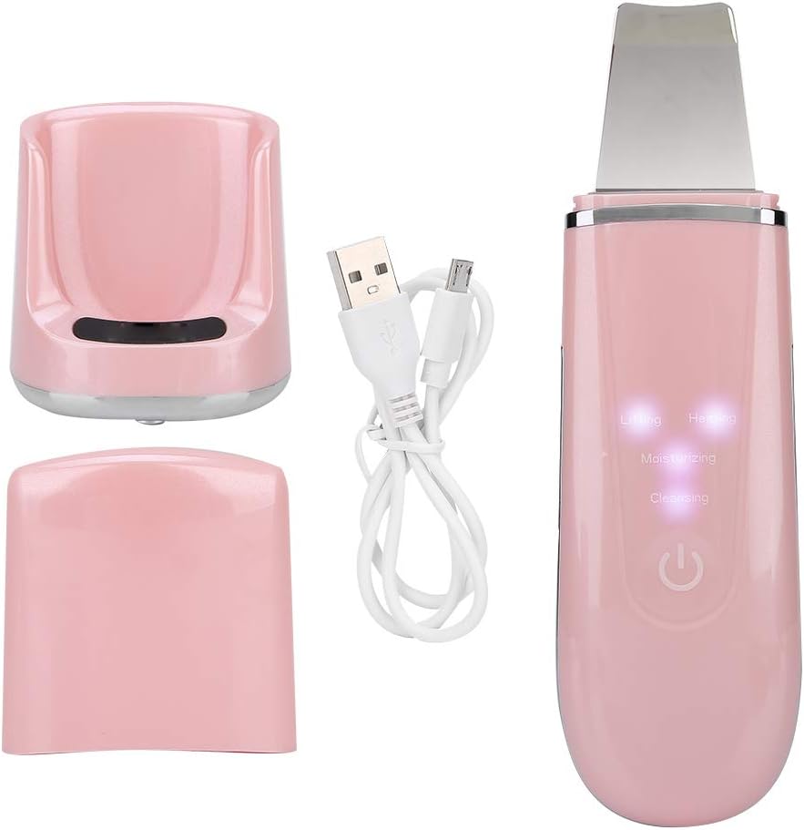 Aisheny Facial Skin Scrubber Blackhead Remover,Facial Skin Scrubber,Pores Cleanser & IP6X Waterproof USB Charger,Facial Lifting Tool