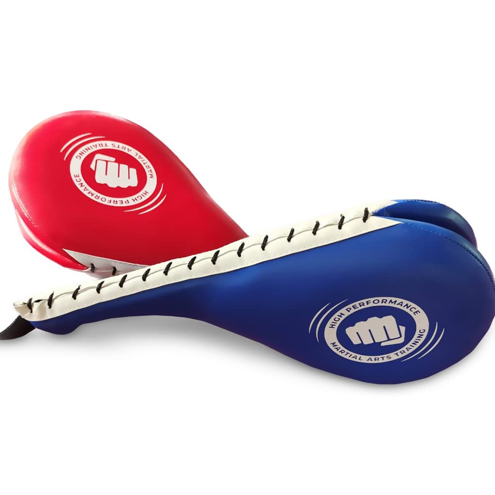 Photo 1 of +Performance Taekwondo Kick pad & Boxing pad | Martial Arts Training Equipment | Karate Pads | Taekwondo Sparring Gear | MMA, Kickboxing, Muay Thai | Kick Pads Martial Arts Target for Kids & Adults.