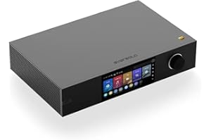 EVERSOLO DMP-A8 Music Streamer,DAP,DAC,Preamp,4GDDR4 +64GeMMC AK4191EQ+AK4499EX,ARC Input,IIS Output,UV Meters,spectrums,Parametric EQ,Pre AMP+10dB Analog gain,DSD512 PCM768kHz/32bit Black